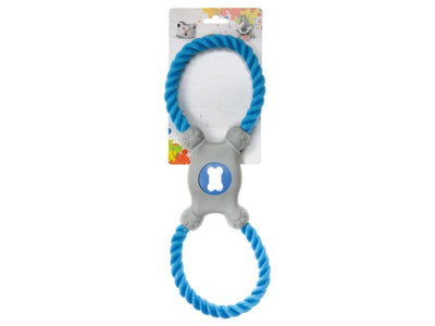 IMAC Double Handle TPR Rope Dog Tug Toy