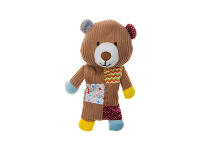IMAC Plush Bear Mat with Squeaker Dog Toy – 20.5 x 15 x 6 cm