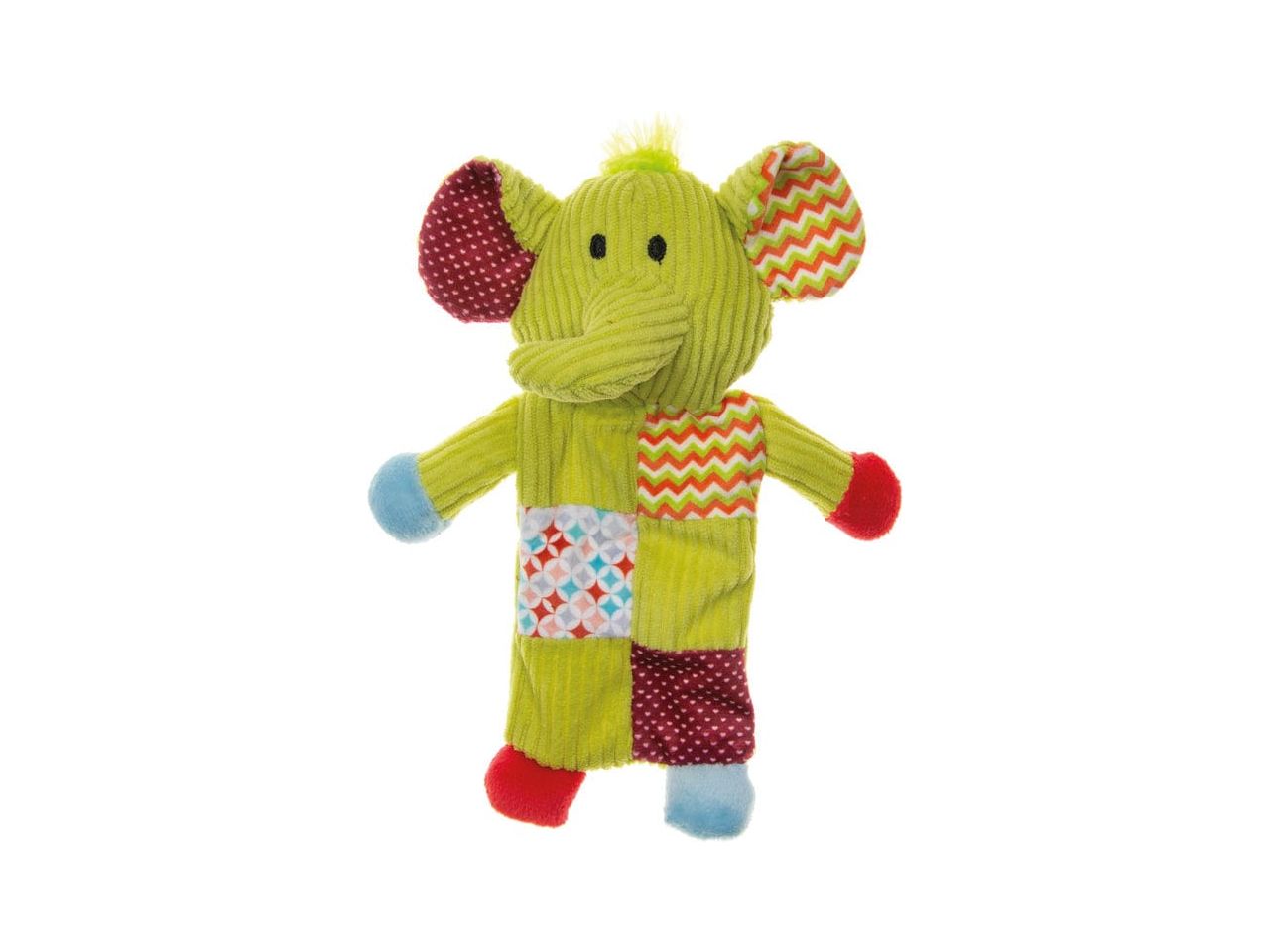 IMAC Plush Elephant Mat with Squeaker Dog Toy – 21 x 16 x 7.5 cm