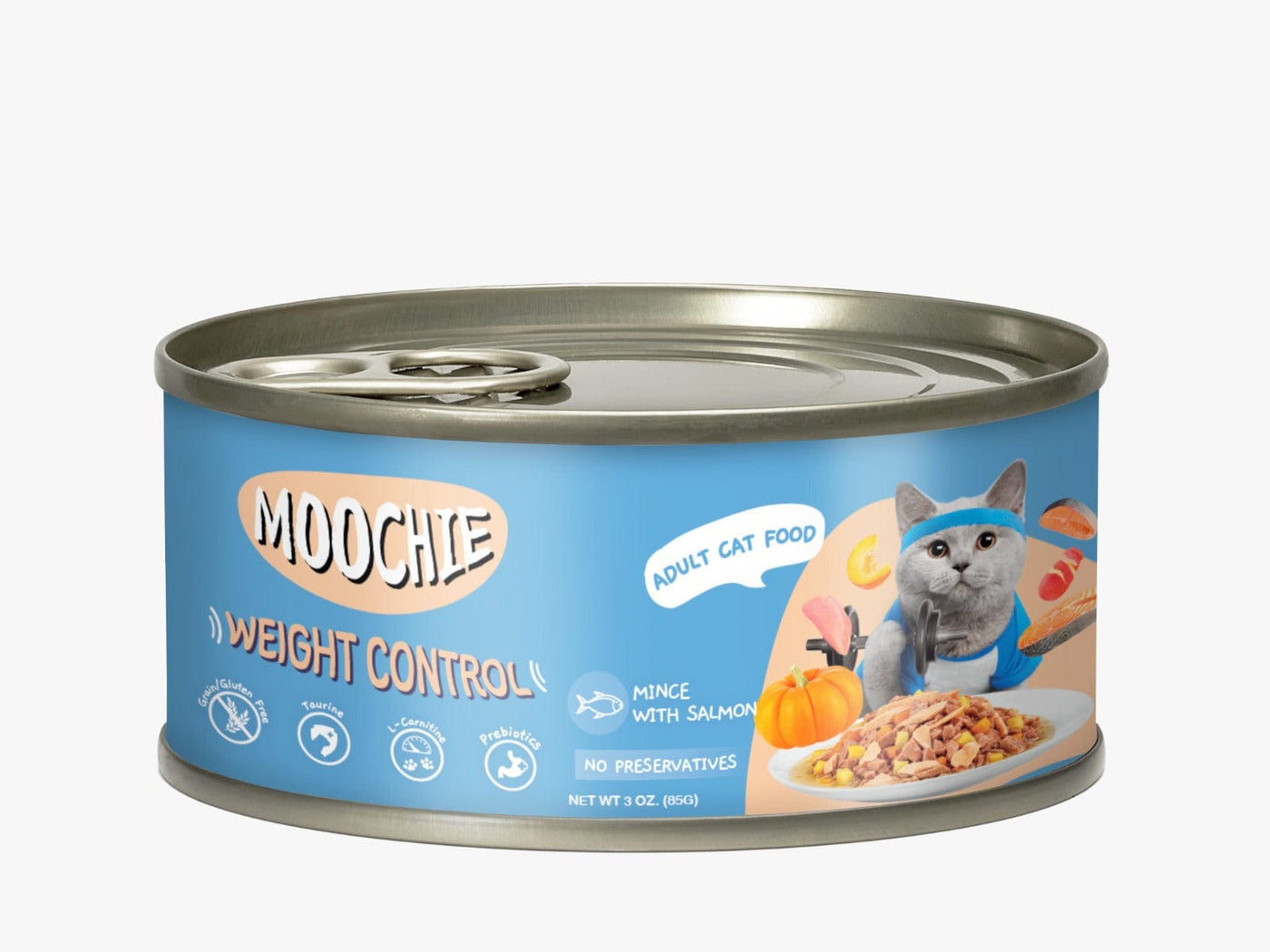 Moochie Mince  With Salmon  (Weight Control) 24X85G. Can
