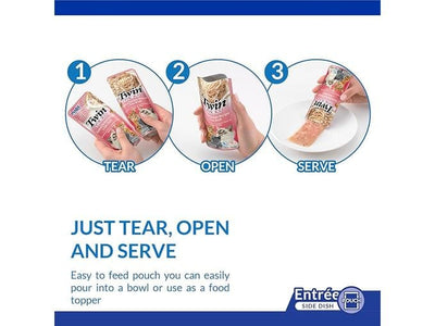INABA Twin Packs Tuna & Chicken with Scallop Recipe in Scallop Broth 40g 24 pcs how to use