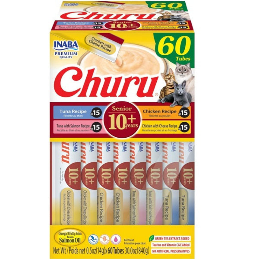 Churu For Senior Cat 10+ year Variety 14gx60 tube