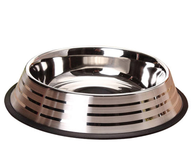 Imac Silver Anti-Slip Steel Bowl – 850 ml, 23 cm