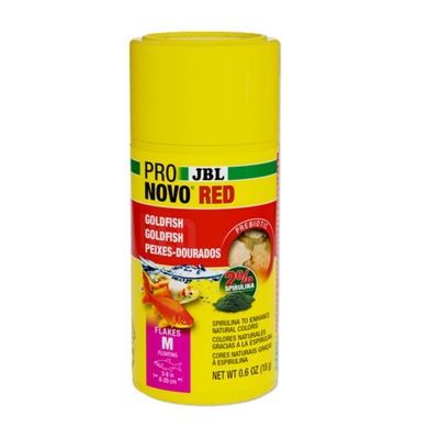 JBL ProNovo Red Flakes M 1000ml – Premium Prebiotic Floating Food for Goldfish