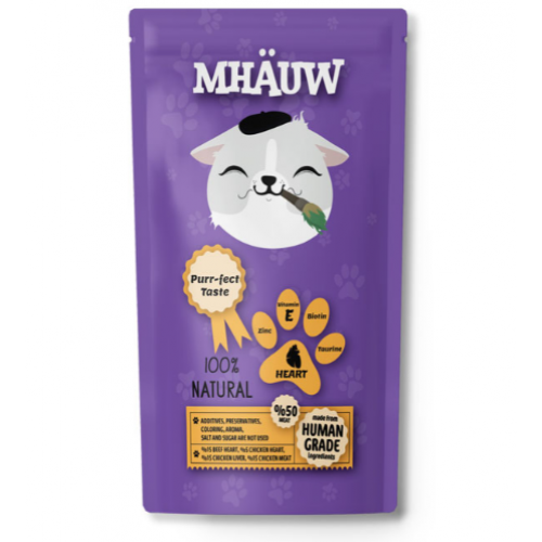 MHAUW with Heart Wet Cat Food 80g