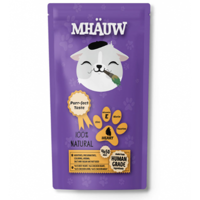 MHAUW with Heart Wet Cat Food 80g