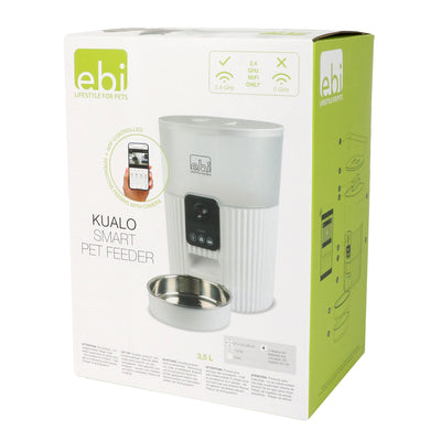 Kualo Smart Feeder with Camera (White)