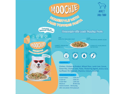 MOOCHIE HOMESTYLE WITH LAMB & PASTA 120g POUCH