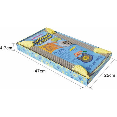 Large Cat Scratch Box Single Layer - Durable and Engaging Scratching Surface