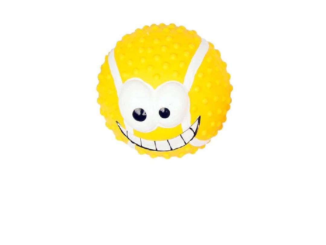 Latex Tennis Ball Smiley Mix 9cm