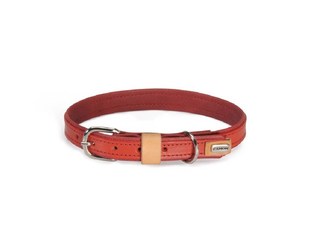 Leather Collar - Red