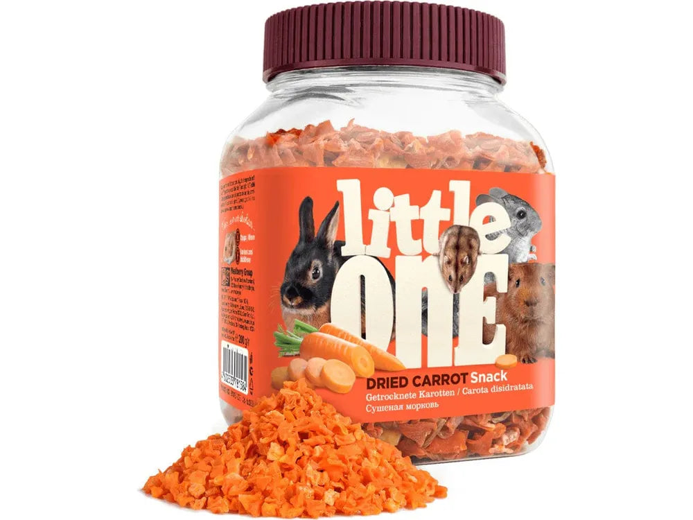 Little One Dried Carrot. Snack For All Small Mammals, 200 G
