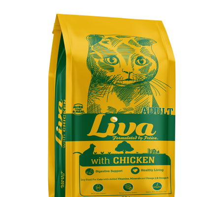  LIVA Adult Cat Food with Lamb 2 kg 