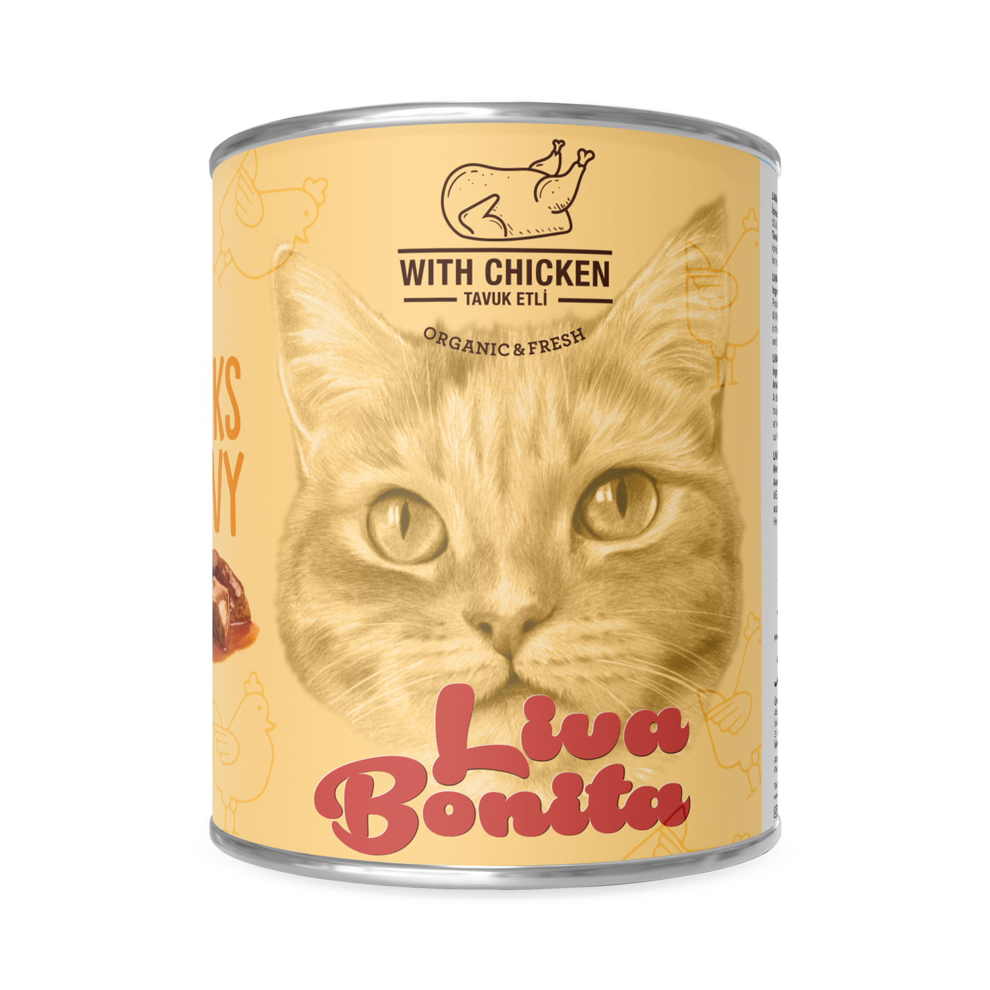 LIVA BONITA ADULT CAT CHICKEN CHUNK IN GRAVY 400 GR
