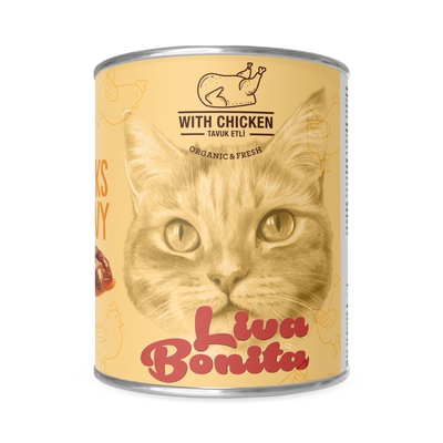 LIVA BONITA ADULT CAT CHICKEN CHUNK IN GRAVY 400 GR