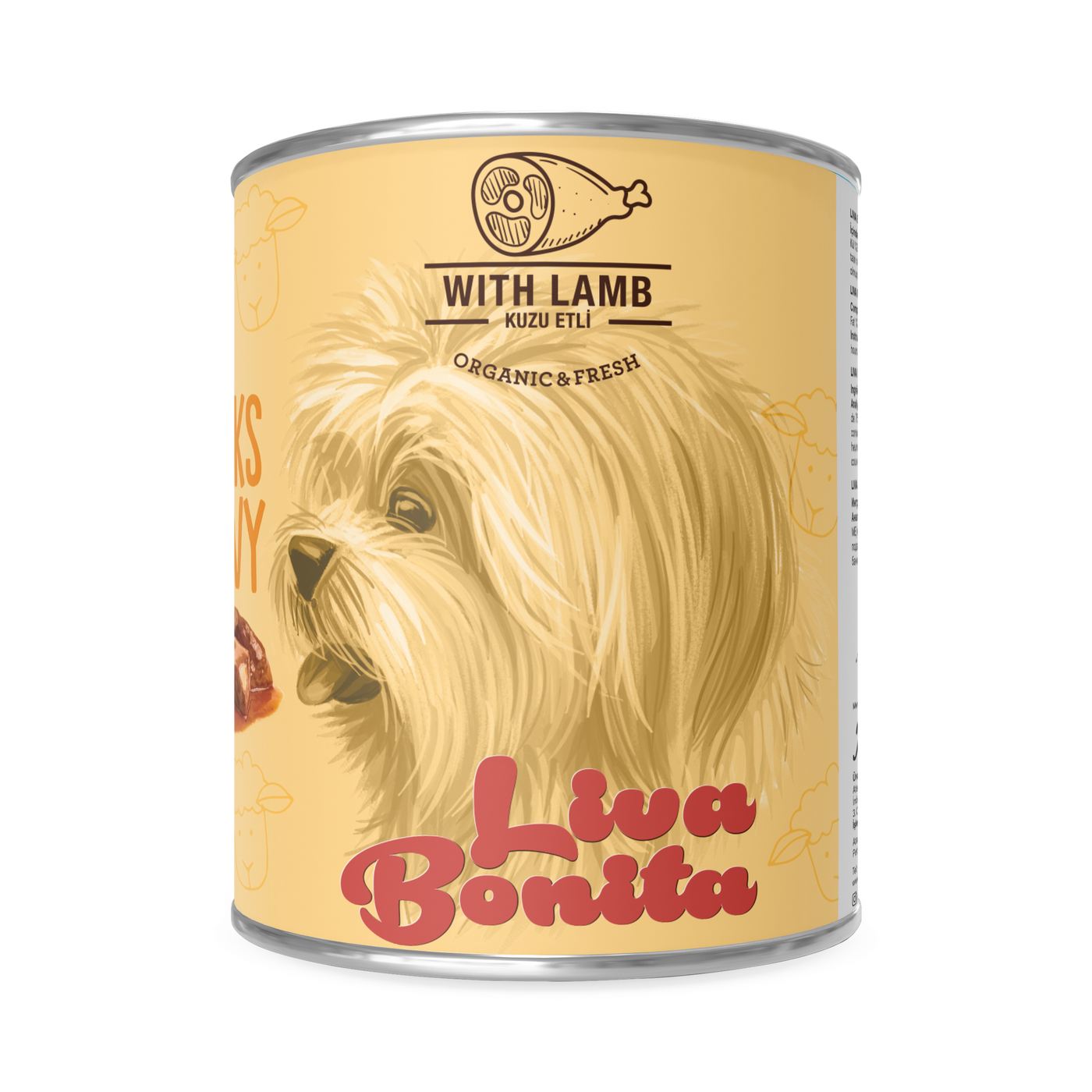 LIVA BONITA ADULT DOG LAMB CHUNK IN GRAVY 400 GR