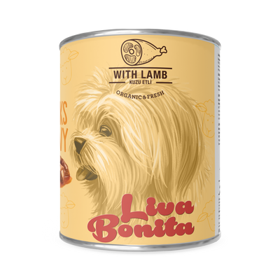 LIVA BONITA ADULT DOG LAMB CHUNK IN GRAVY 400 GR