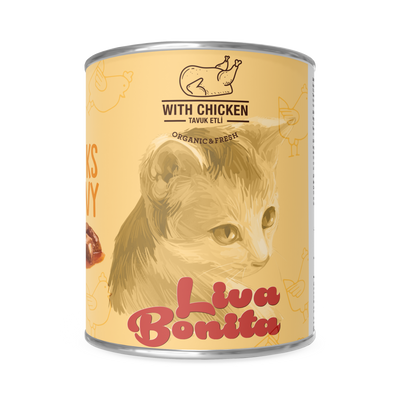 LIVA BONITA KITTEN CHICKEN CHUNK IN GRAVY 400 GR
