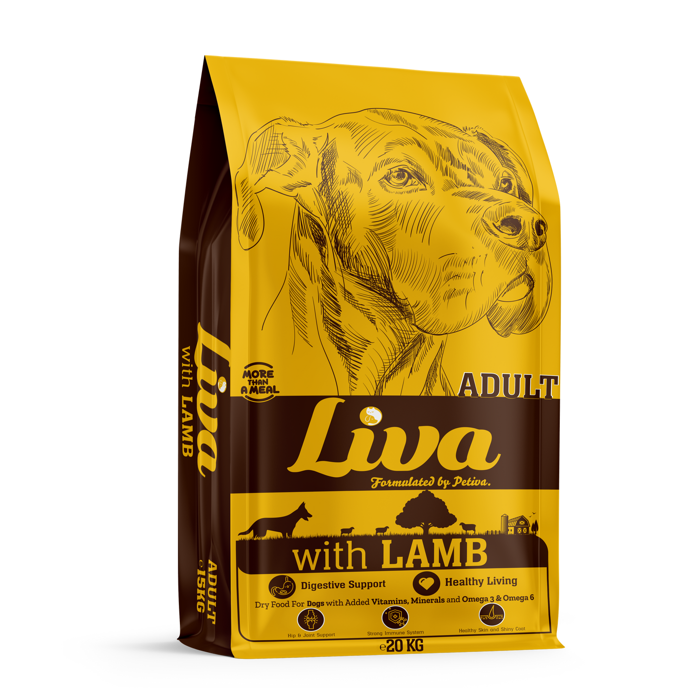 LIVA LAMB ADULT DOG FOOD 20 KG