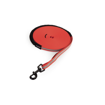 Long training leash with reflective stripe, PVC, r
