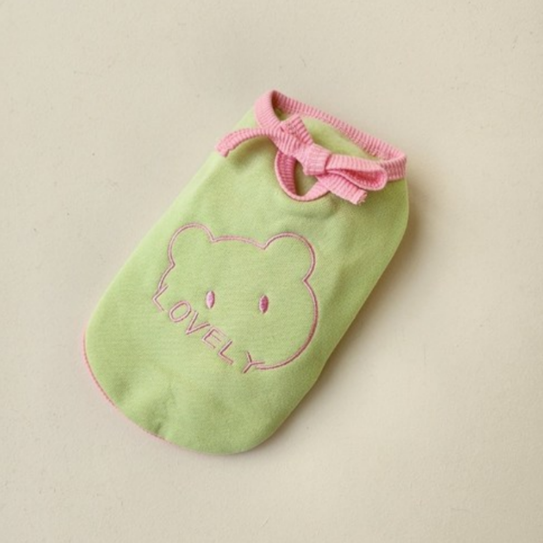 Lovely Cat Pet Clothes Green