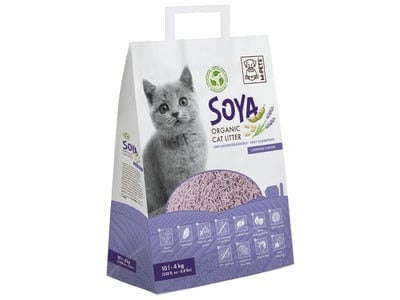 Soya Organic Cat Litter Lavander Scented 10 L - 100% Biodegradable