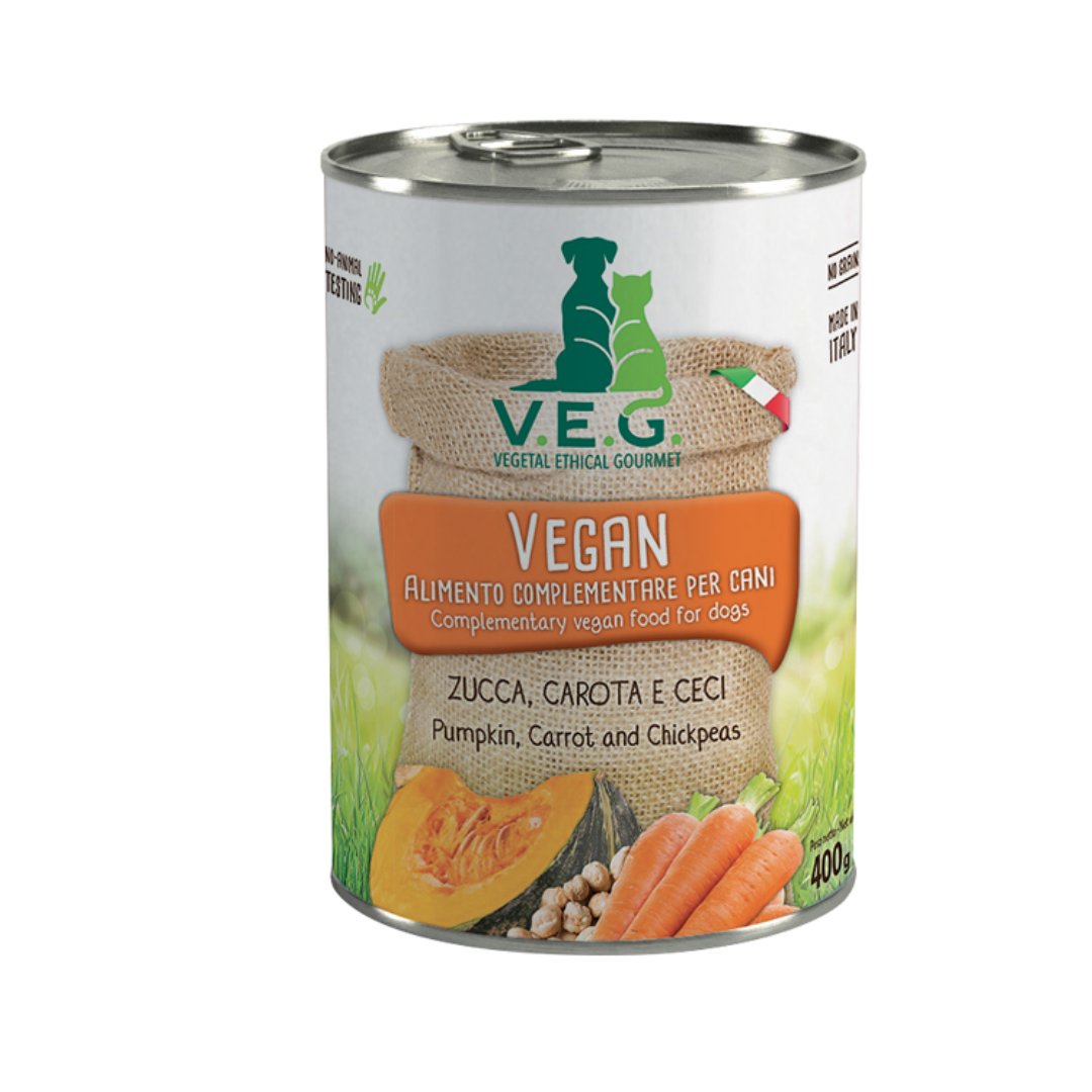 Marpet Vegan Dog Food with Pumpkin, Carrot &amp; Chickpeas – 400g