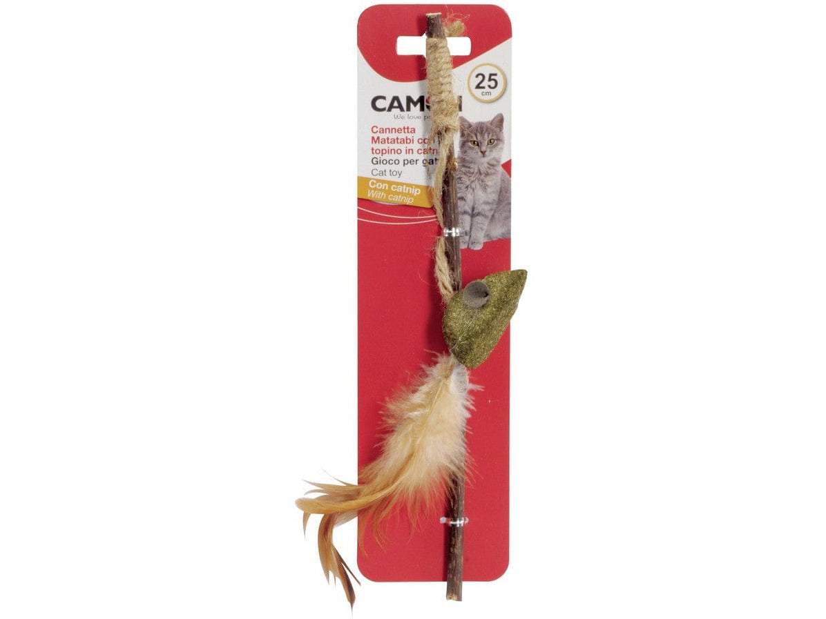 Matatabi Fishing Rod with Catnip Mouse