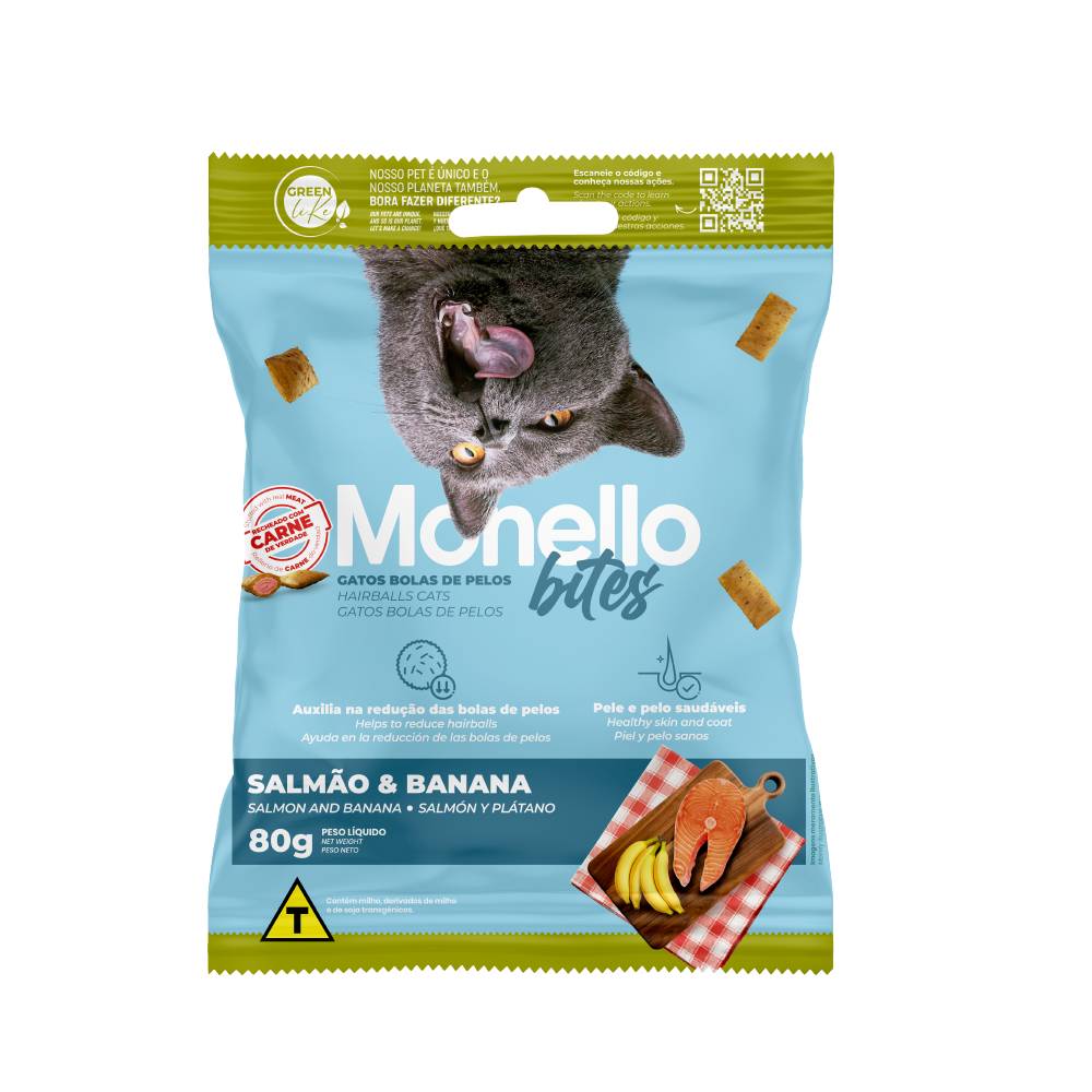 Monello Bites Hairballs cat food 80 g