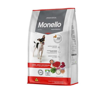 Monello Small Breeds Adult Dogs, Beef and Rice 1Kg