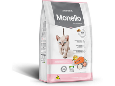 Monello Special Premium Cat Kitten food with salmon and chicken supports healthy growth and digestion, while reducing stool odor