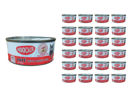 MOOCHIE LOAF WITH WHITE FISH 156gx24 CANS
