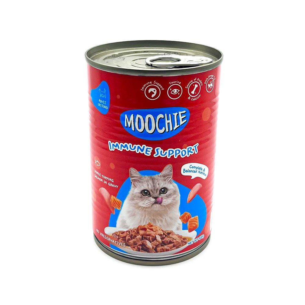 Moochie Mince Topping Salmon in Gravy 400g Can