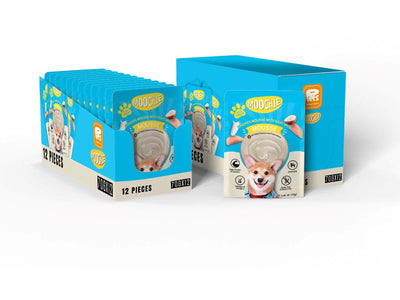 Moochie Chicken Mousse with Goat Milk Mousse in a 12x85g pouch, showcasing a flavorful pet food option for cats