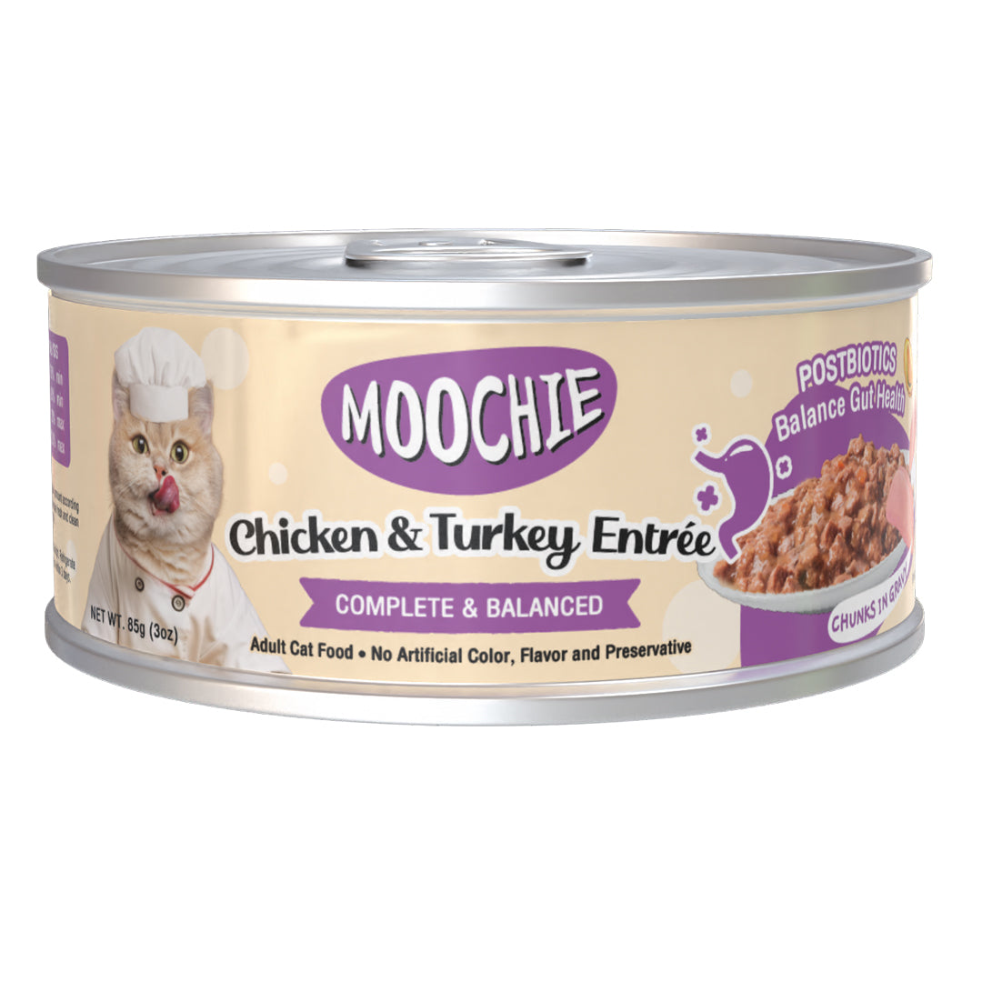 Moochie Chicken &amp; Turkey Entrée 85g