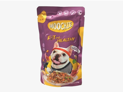 Moochie Dog Food featuring lamb as the main ingredient