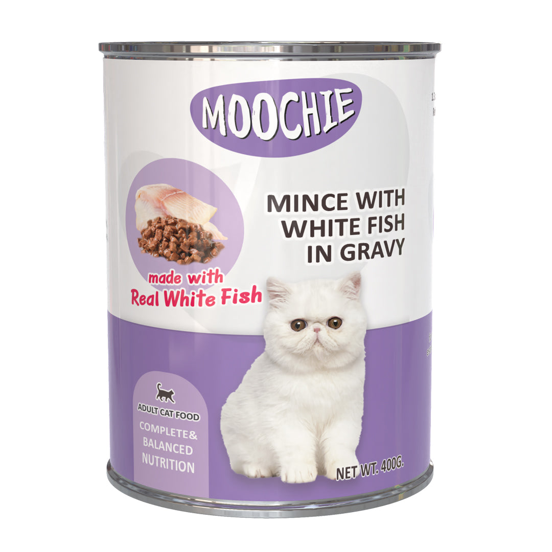 Moochie Mince with White Fish in Gravy – 400g