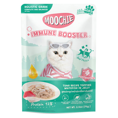 Moochie Tuna Recipe Topping White Fish in Jelly – 70g