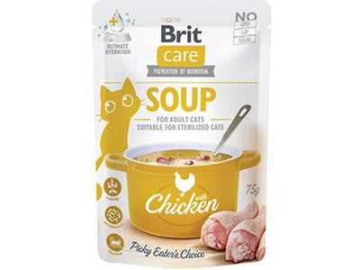 Brit Care Cat Soup with Chicken 15X75 g