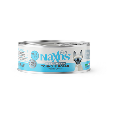 Naxos CAT Adult Sterilight PATE` TUNA & CHICKEN Gr 85
