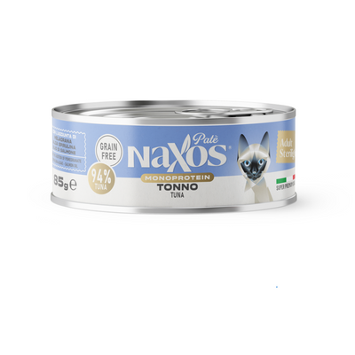 Naxos CAT MONO Adult Sterilight PATE` TUNA Gr 85