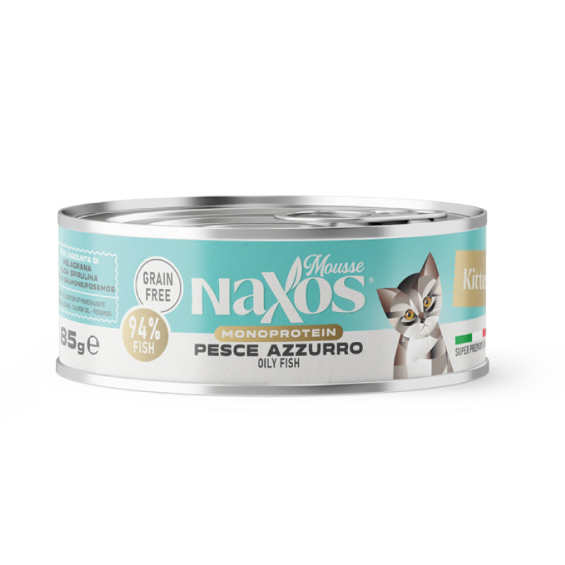 Naxos CAT MONO Kitten MOUSSE OILY FISH Gr 12x85
