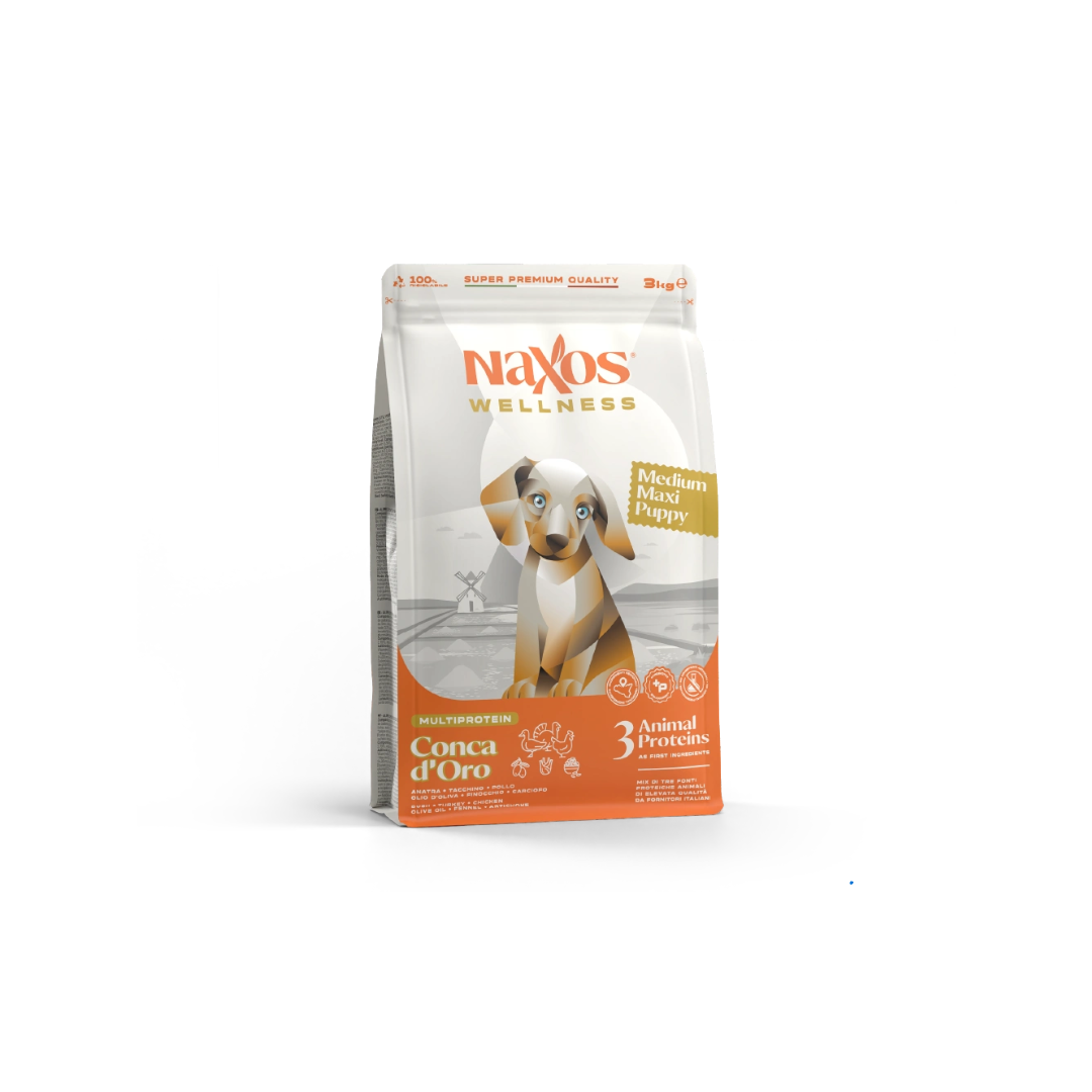 Naxos Wellness Puppy Medium/Maxi Conca d`oro Kg 3