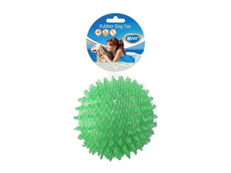 TPR Hedgehog Ball 12cm orange/green