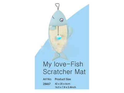 PAWISE My Love - Fish Scratcher Mat