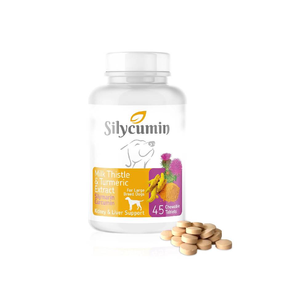 Silycumin for Large Breed Dogs (Liver & Kidney Support) 45 Tabs
