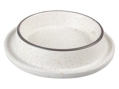 No-Spill Feeding Bowl Stone Speckle