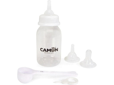 Nursing Bottle Set (150ml) with 3 Teats of Different Sizes + 1 Measuring Spoon (10ml)