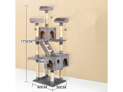 Multi Layer Luxury Cat Climbing Frame 60x50x173cm