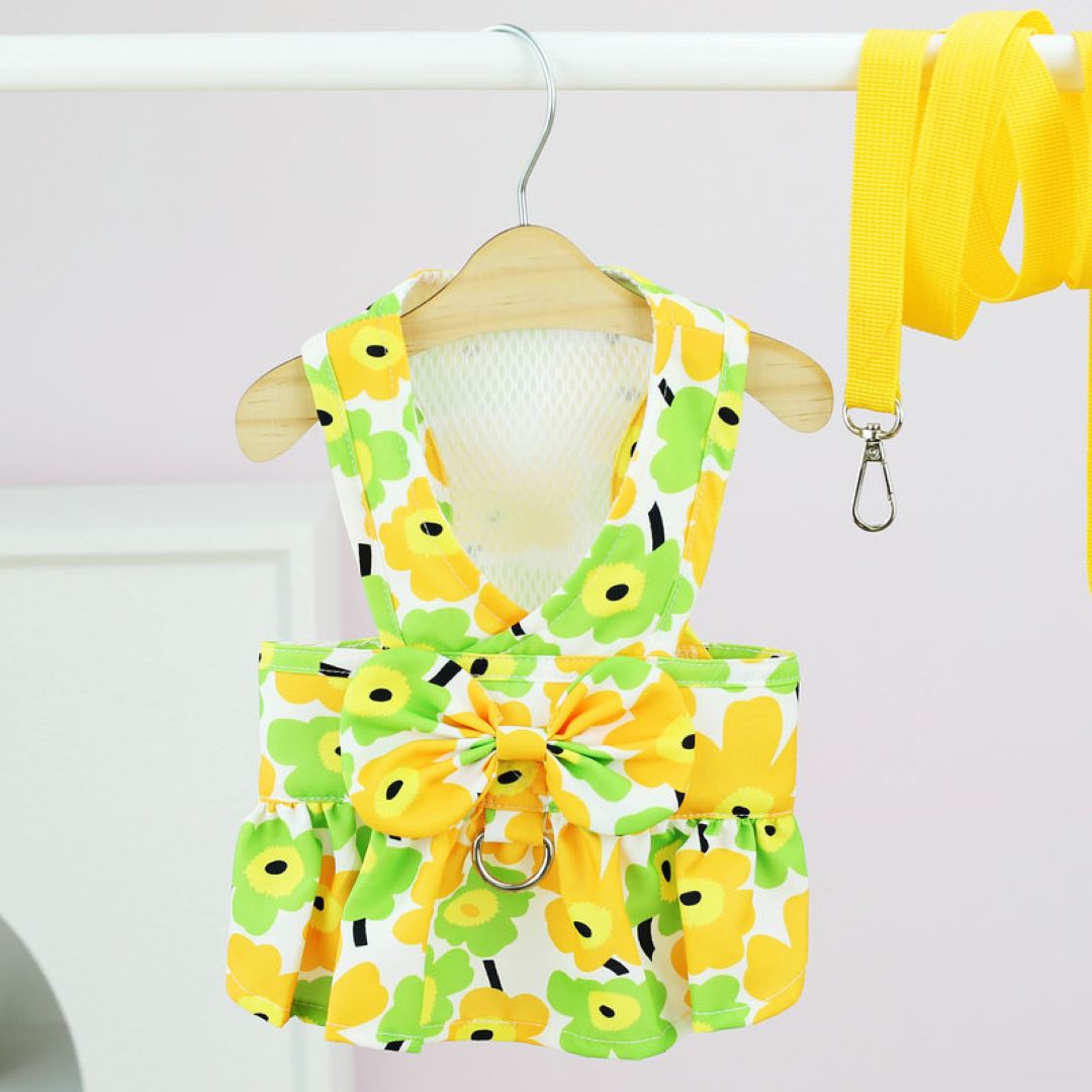 Pet Clothes Dog Dress Green